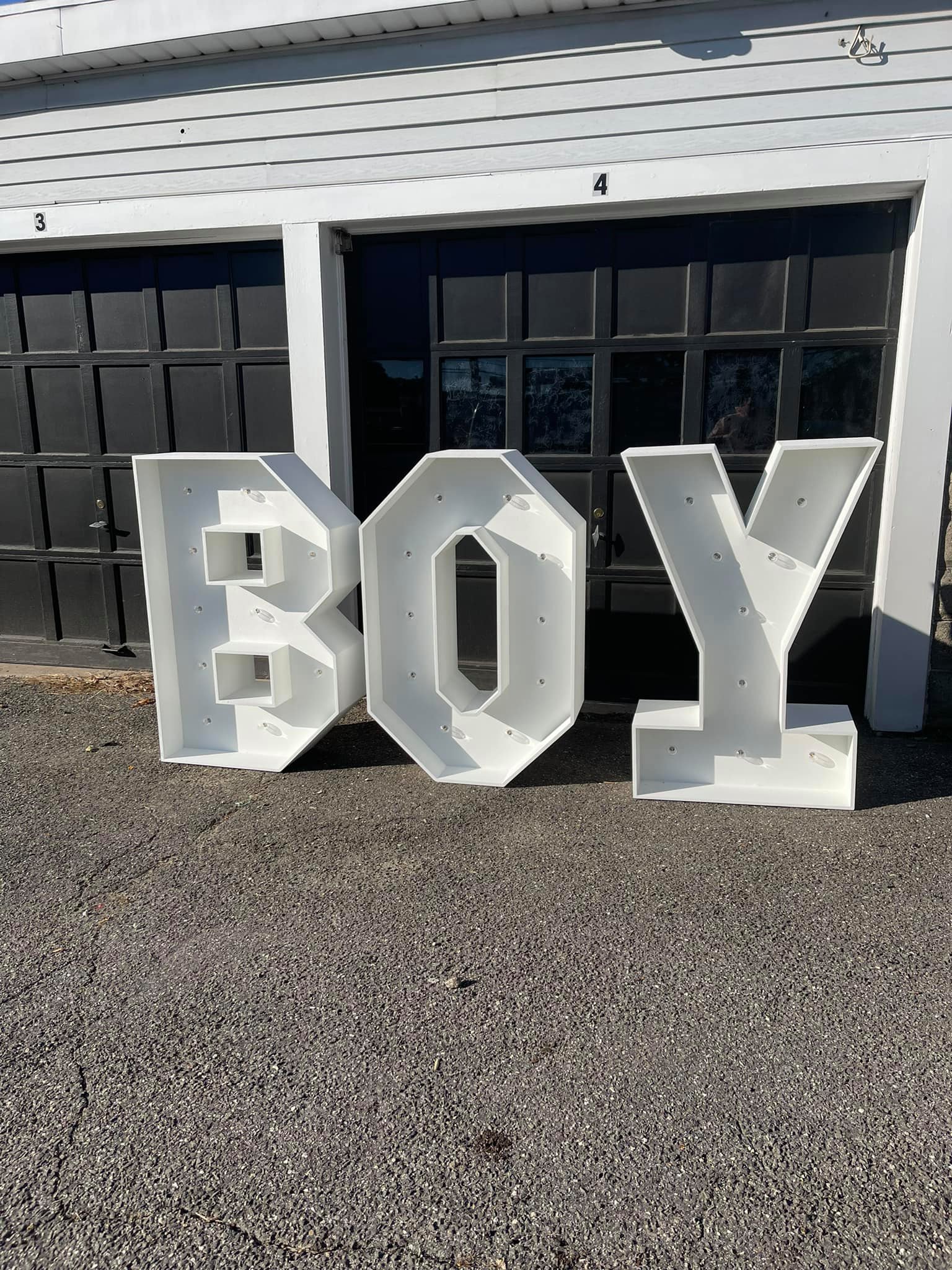 massive light up letters